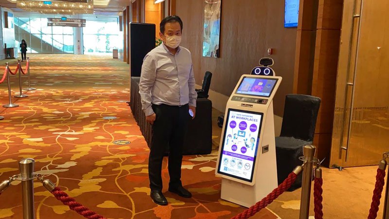 Concorde Security CG5 ServBot singapore trade show 2021